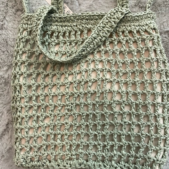 Madewell Green Crochet Crossbody Bag - Picture 8 of 8